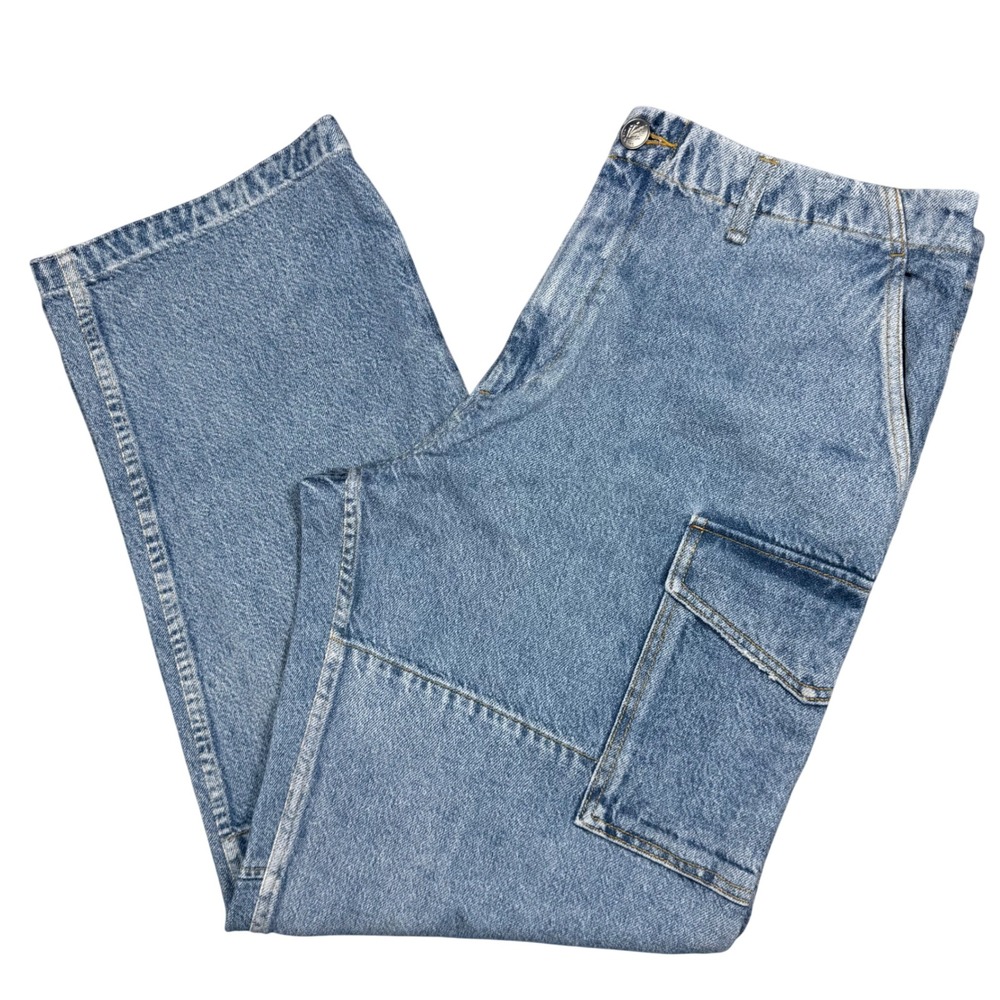 rag & bone miramar Nora cargo pant sweat pant Light Blue Women's Jeans 31 - Picture 2 of 16